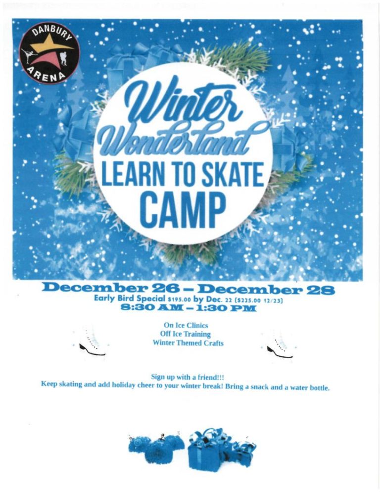Winter Wonderland Camp Flyer Danbury Ice Arena